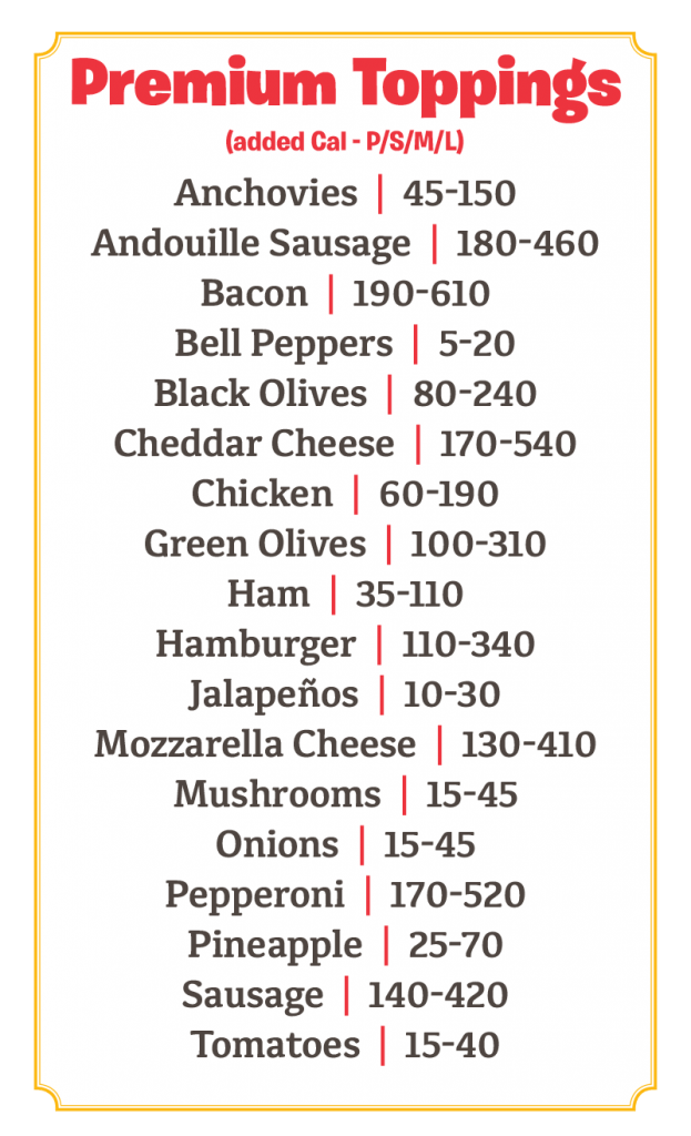 Premium Toppings